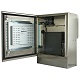 SENC-350 compact waterproof touch screen enclosure - view from side with door open