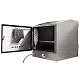 Stainless Steel PC Enclosure back door open| SENC-800 [product image]