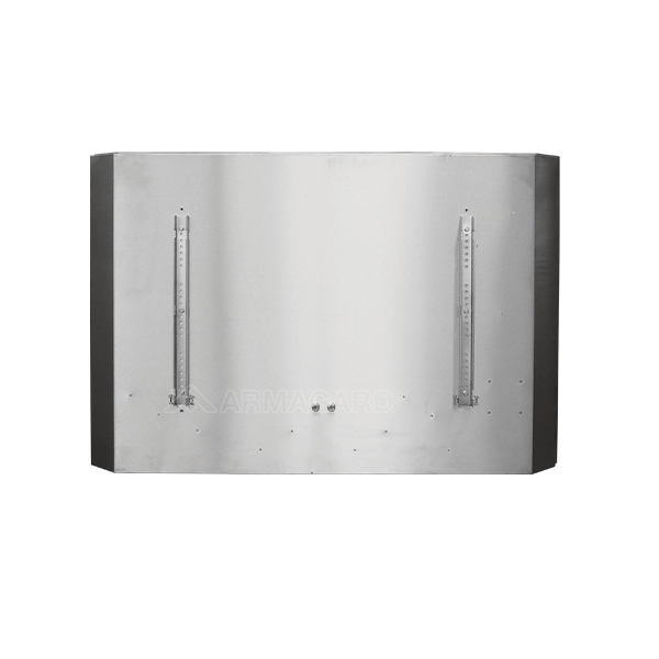 Armagard’s food processing TV enclosure rear view.