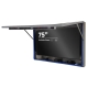 Open, left view of the 75" IP69K hygienic TV display with Hisense 75E6NT installed