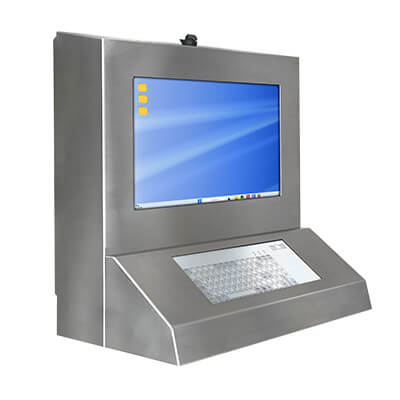 Right-facing view of the ATEX computer system